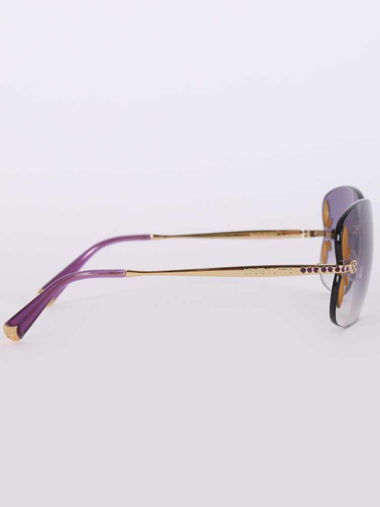 Louis Vuitton 2014 Lily Strass Sunglasses - Purple Sunglasses