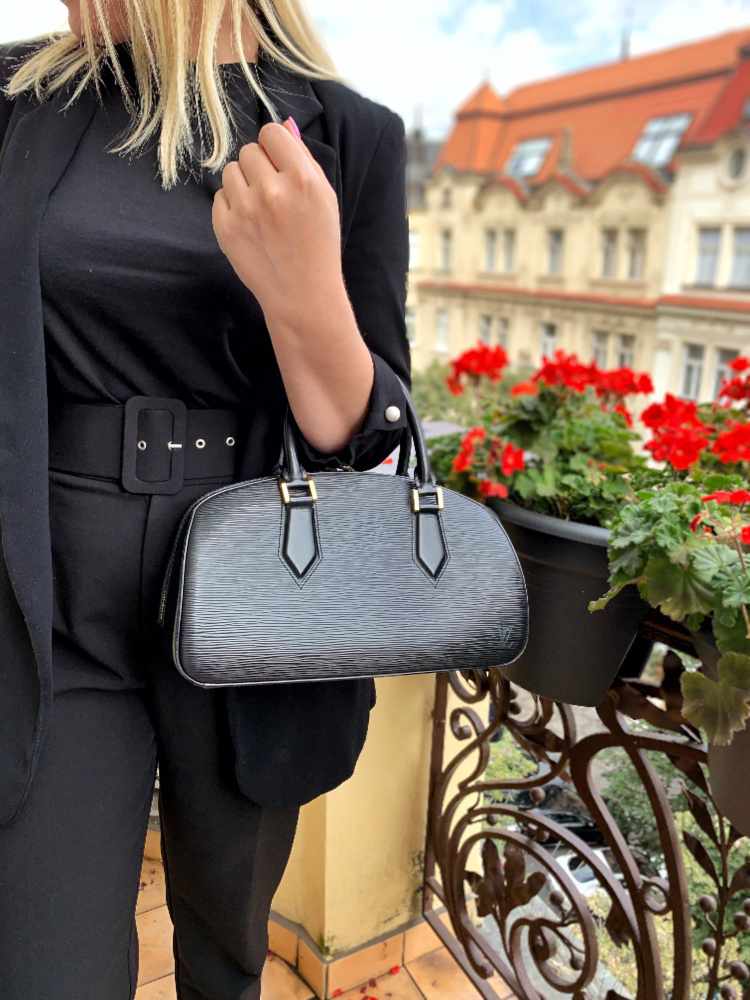 Louis Vuitton Black Epi Leather Sablon Bag Louis Vuitton