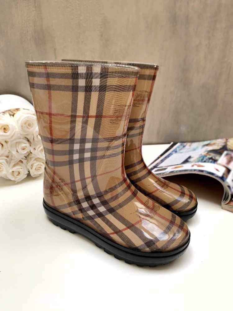 Burberry Haymarket Check Rain Boots 33 34 www.luxurybags.eu