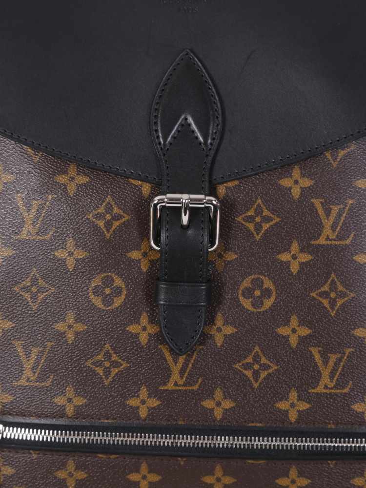 Louis Vuitton Palk Backpack Macassar Monogram Canvas Brown 180860212