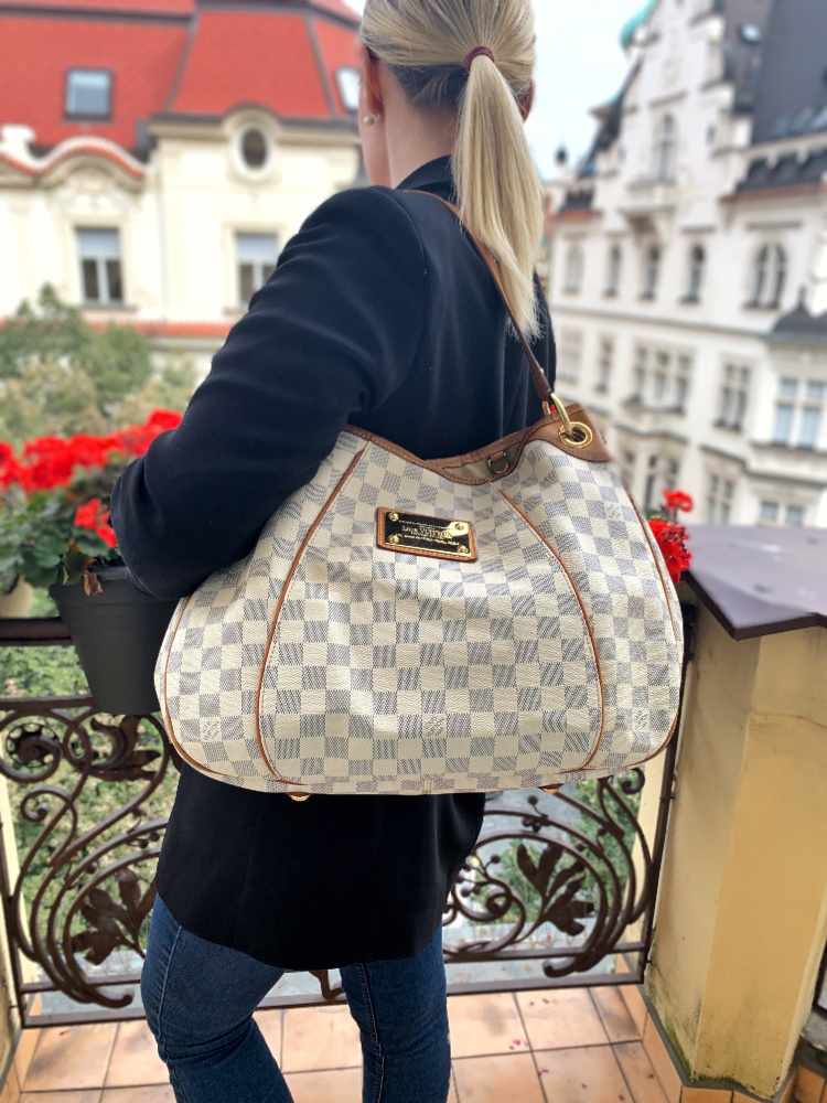 Louis Vuitton Galliera PM Damier Azur Bag