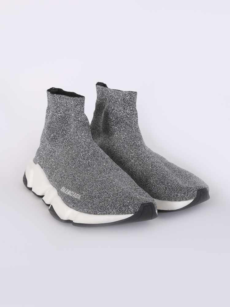 Balenciaga speed deals trainer silver