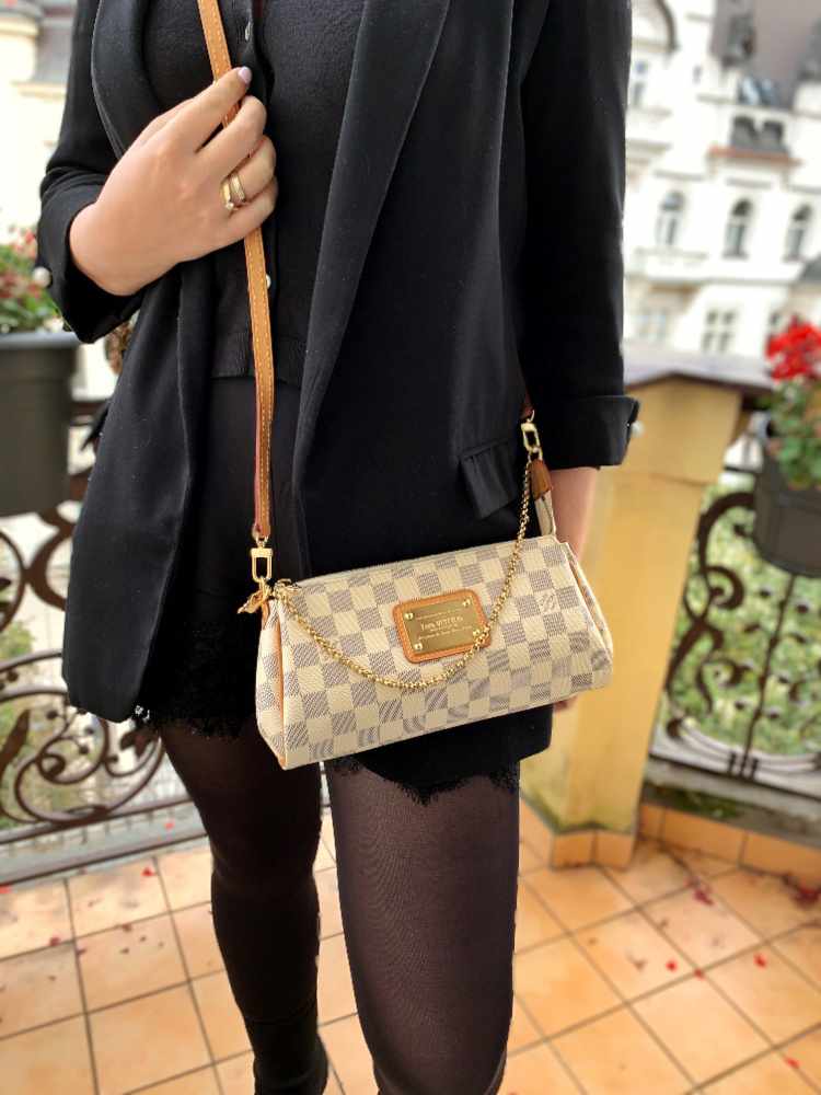 Louis Vuitton, Bags, Louis Vuitton Damier Eva Clutch Crossbody