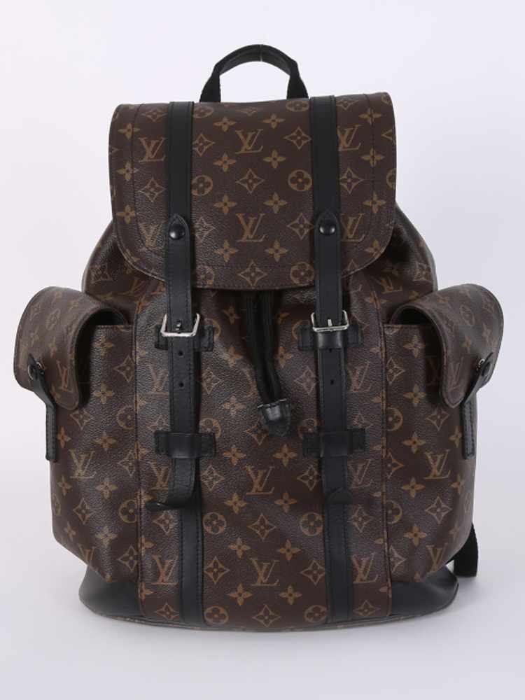 At Auction: Louis Vuitton, Louis Vuitton Louis Christopher Bumbag Macassar  Monogram Canvas Bag Brown Men?s
