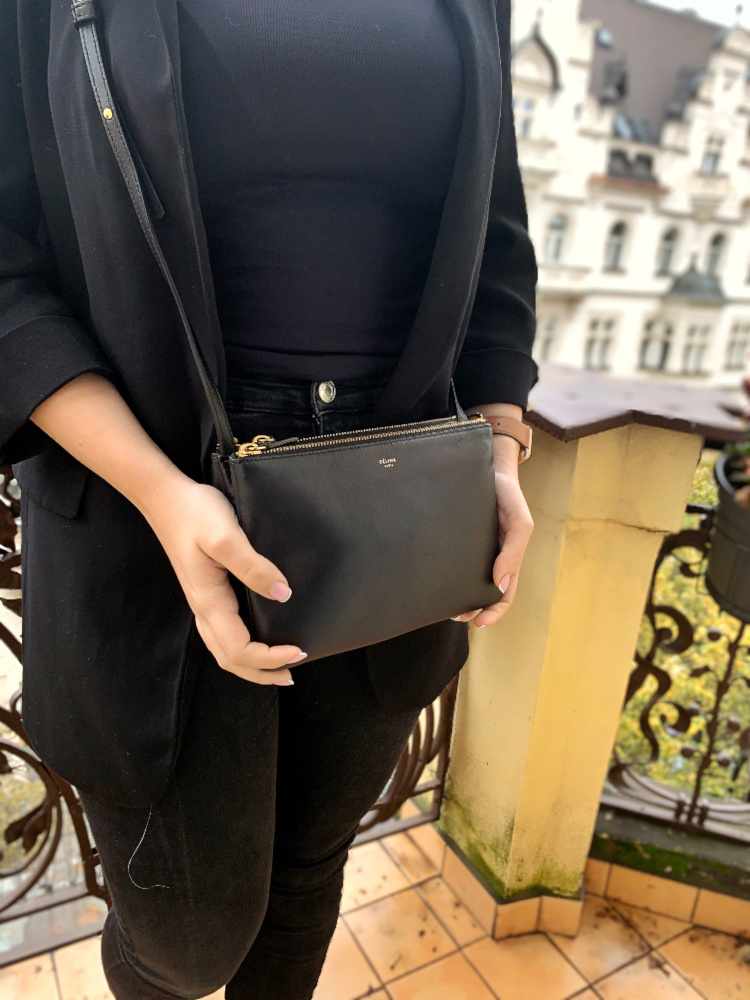 Celine Celine, trio bag in black