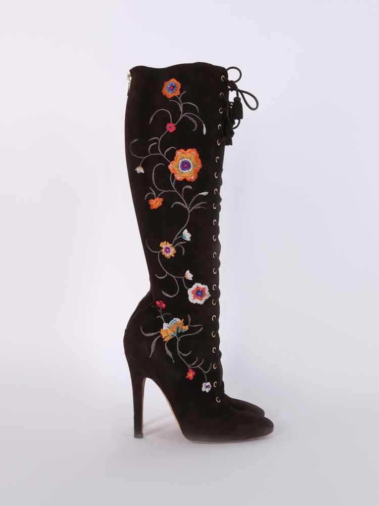 jimmy choo flower boots