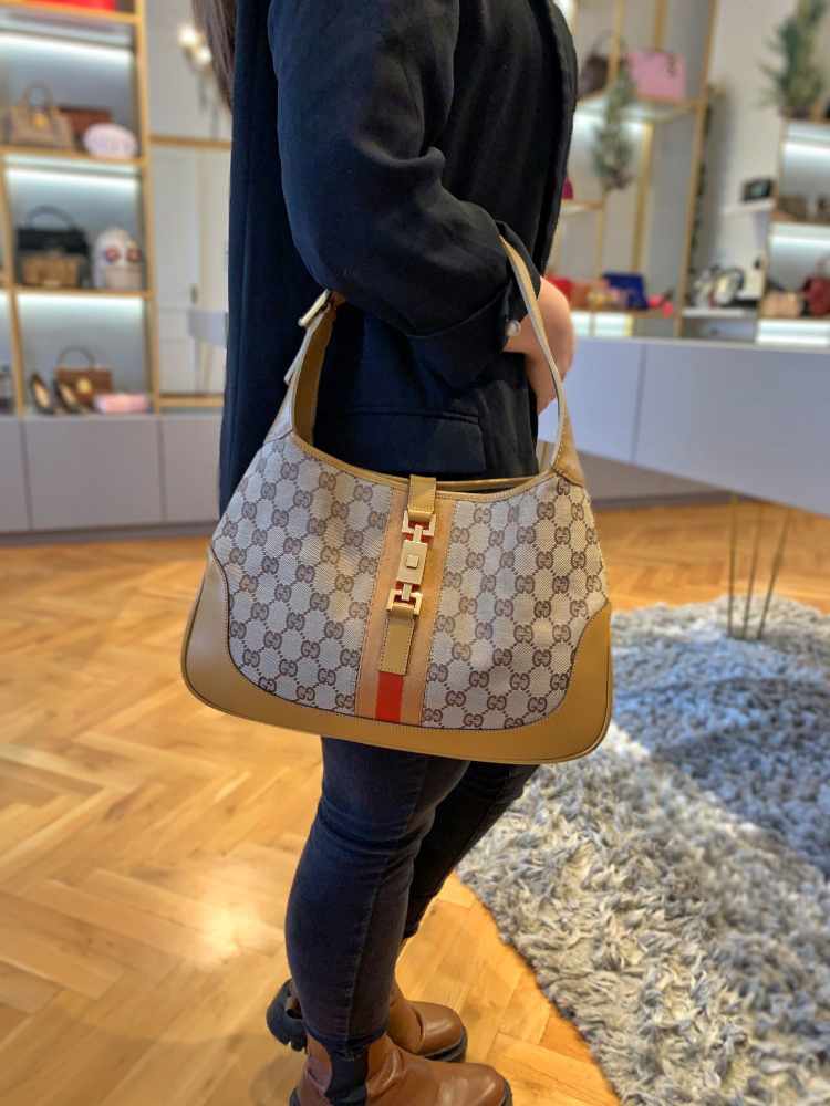 gucci jackie bag brown