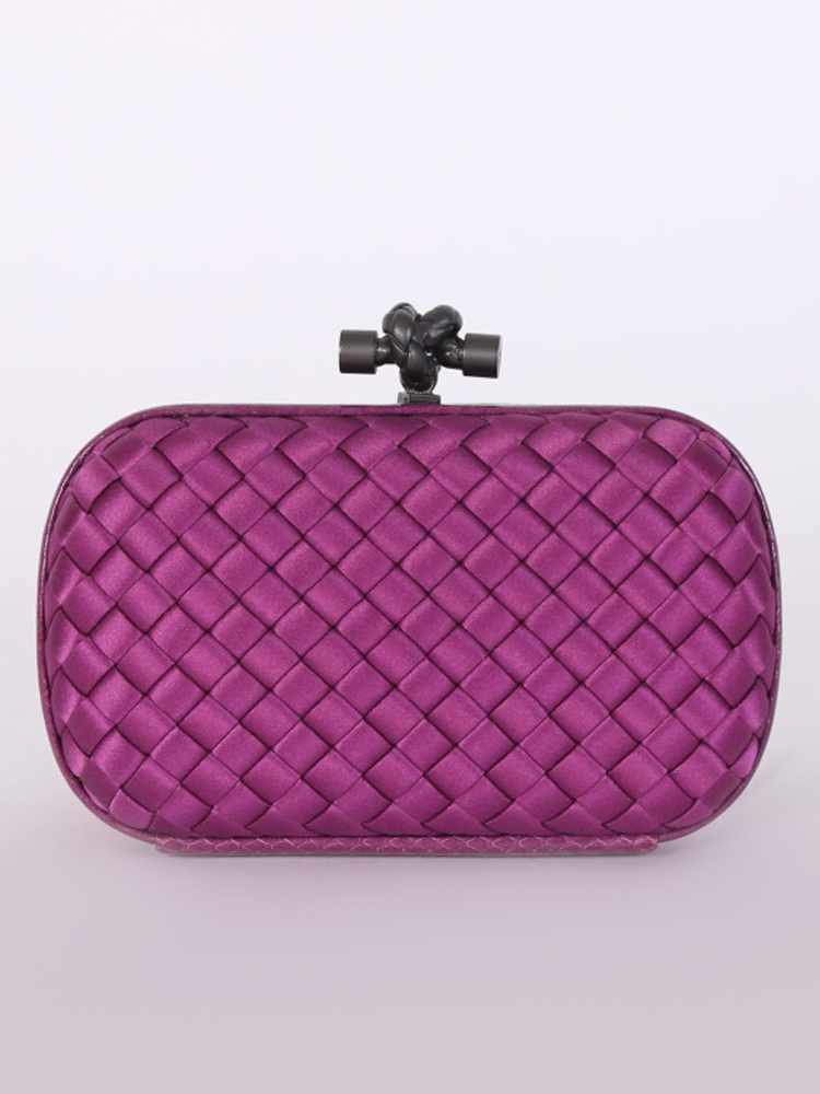 Bottega Veneta Intrecciato Impero Knot Clutch