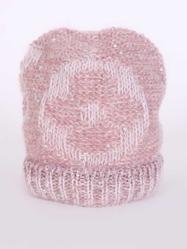 Louis Vuitton - Sunset Monogram Sequin Mohair Beanie Pink