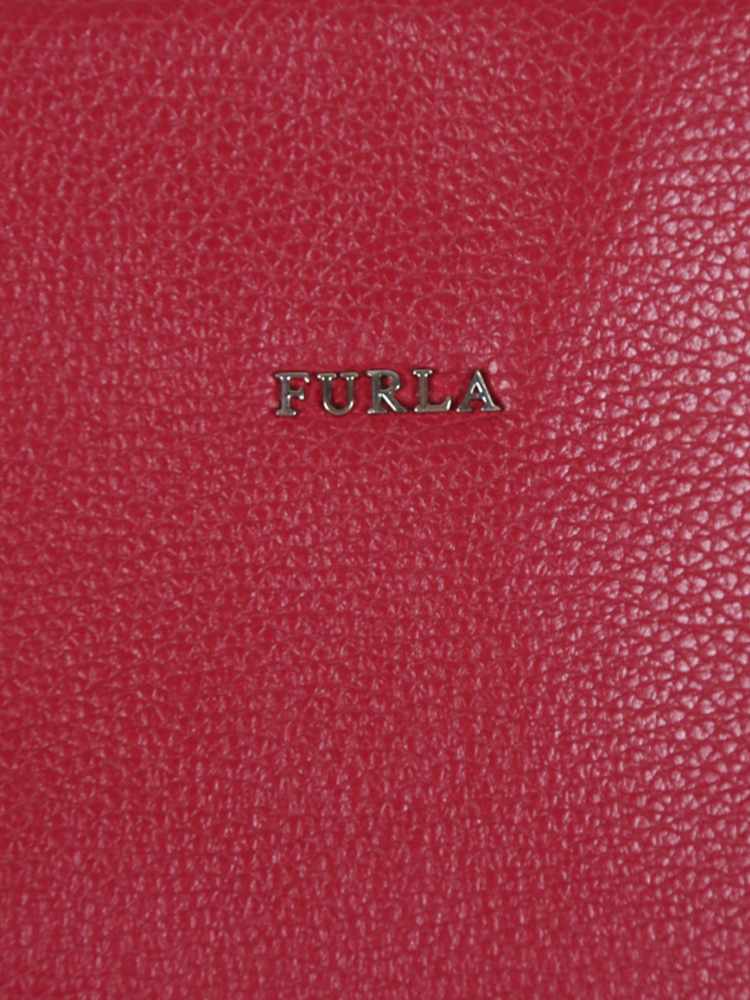 Leather handbag Furla Burgundy in Leather - 24955727