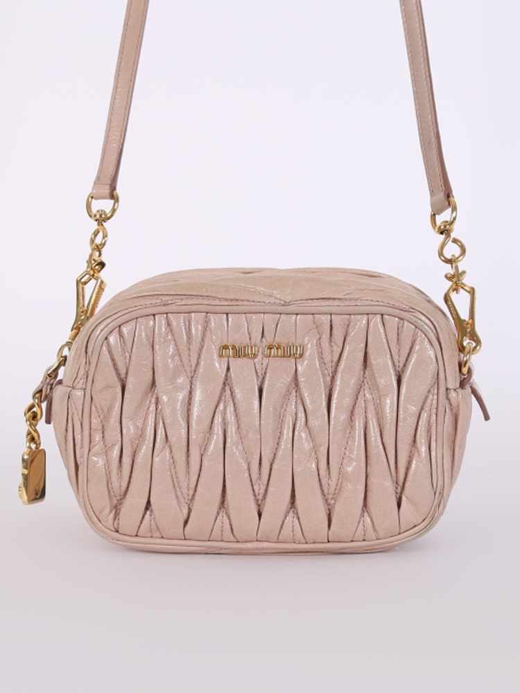 MIU MIU Matelasse Shopper nude selling gesteppt