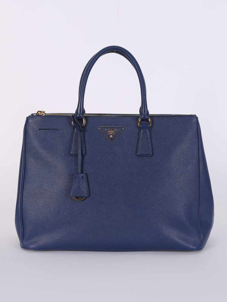 Bluette Saffiano Leather Work Bag