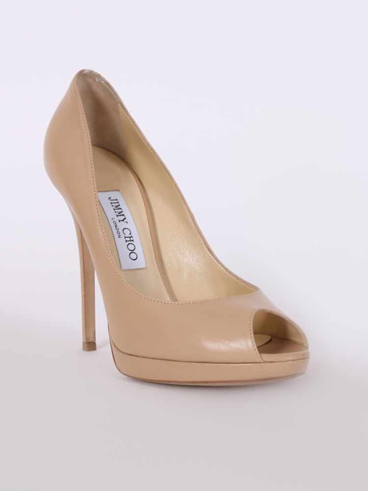 Jimmy choo best sale open toe pumps