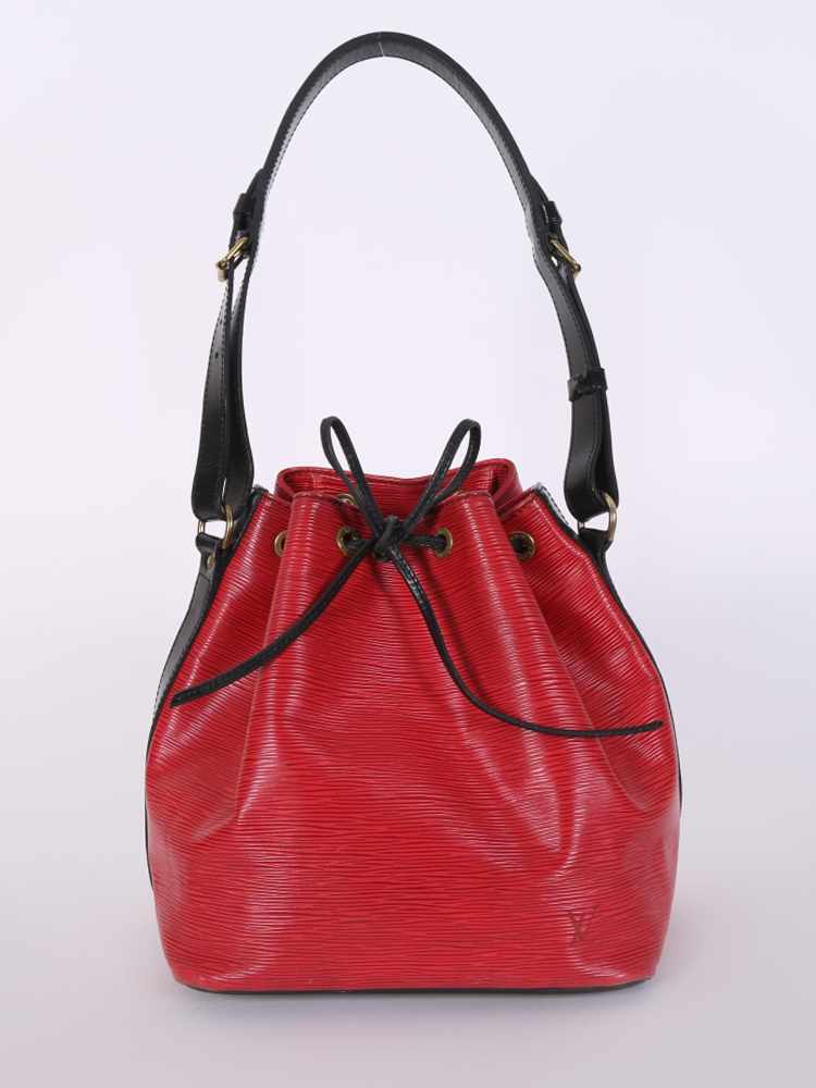 LOUIS VUITTON Shoulder Bag M44107 Petit Noe drawtring Epi Leather Red –