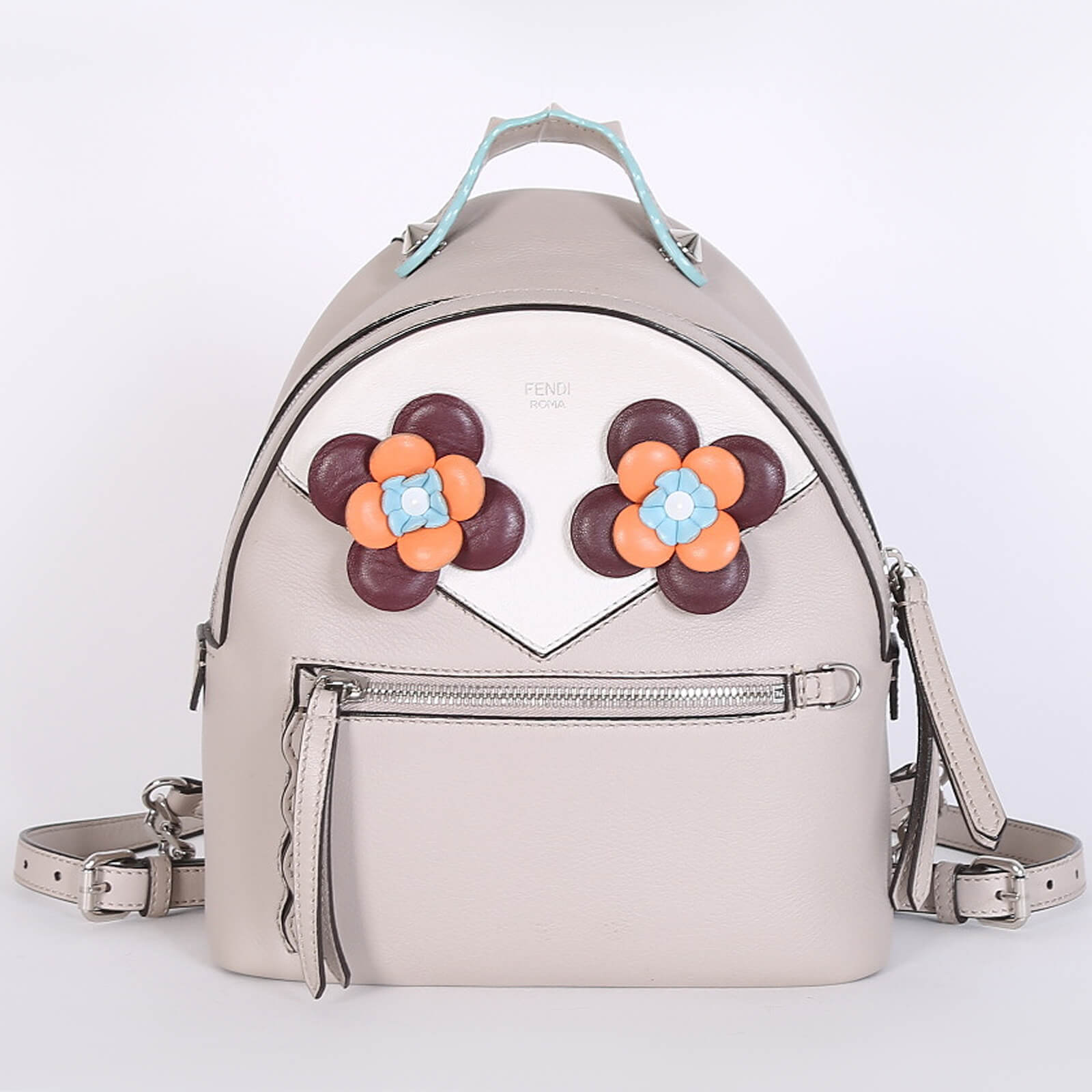 Fendi Mini FF Logo Lambskin Leather Backpack | Designer Brand Coutu