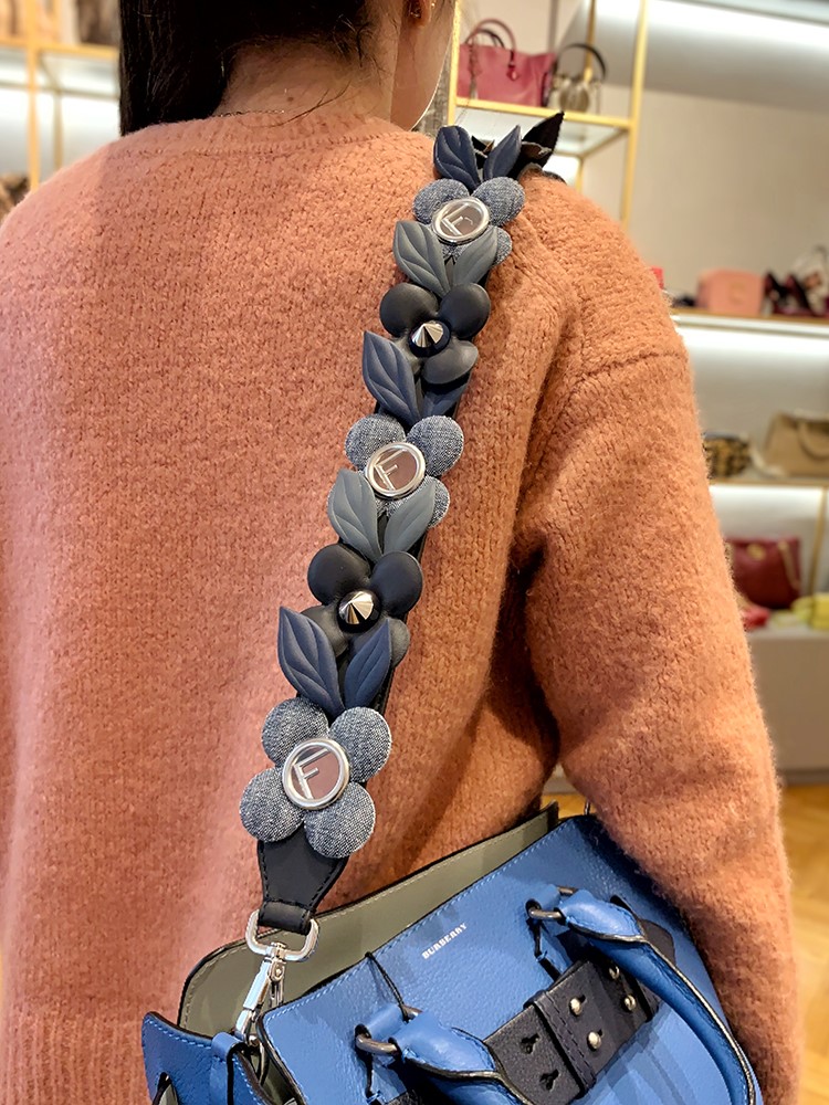 fendi flower bag strap