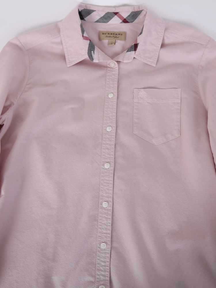 Burberry Women's Pink Cotton Long-sleeved Shirt – Loop Generation