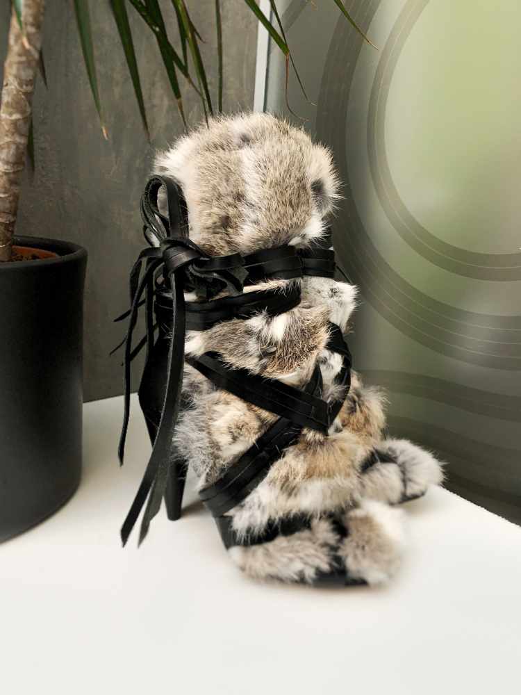 Isabel marant fur boots on sale