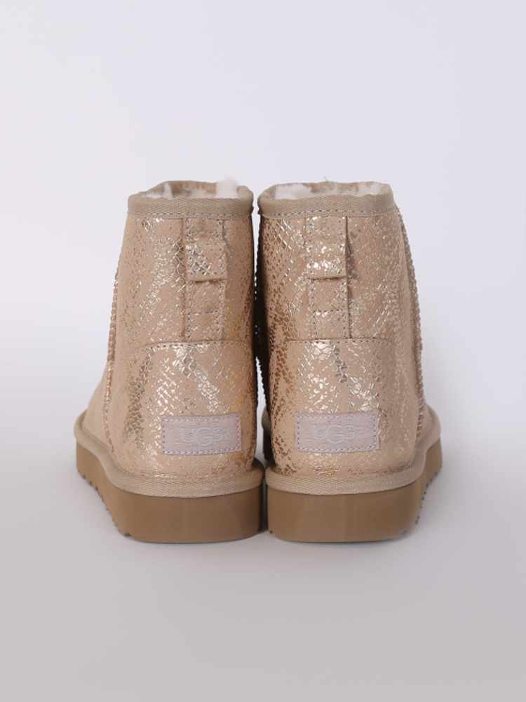 Ugg classic mini metallic 2024 snake boot