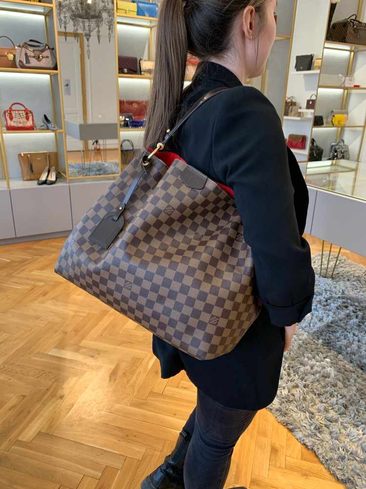 Louis Vuitton, Bags, Soldnew Louis Vuitton Graceful Mm Hobo Bag