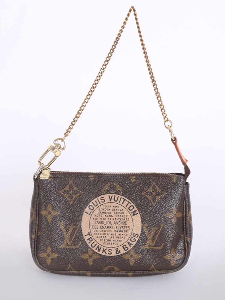 Louis Vuitton 100% Canvas Brown Monogram Elysee Long Wallet One