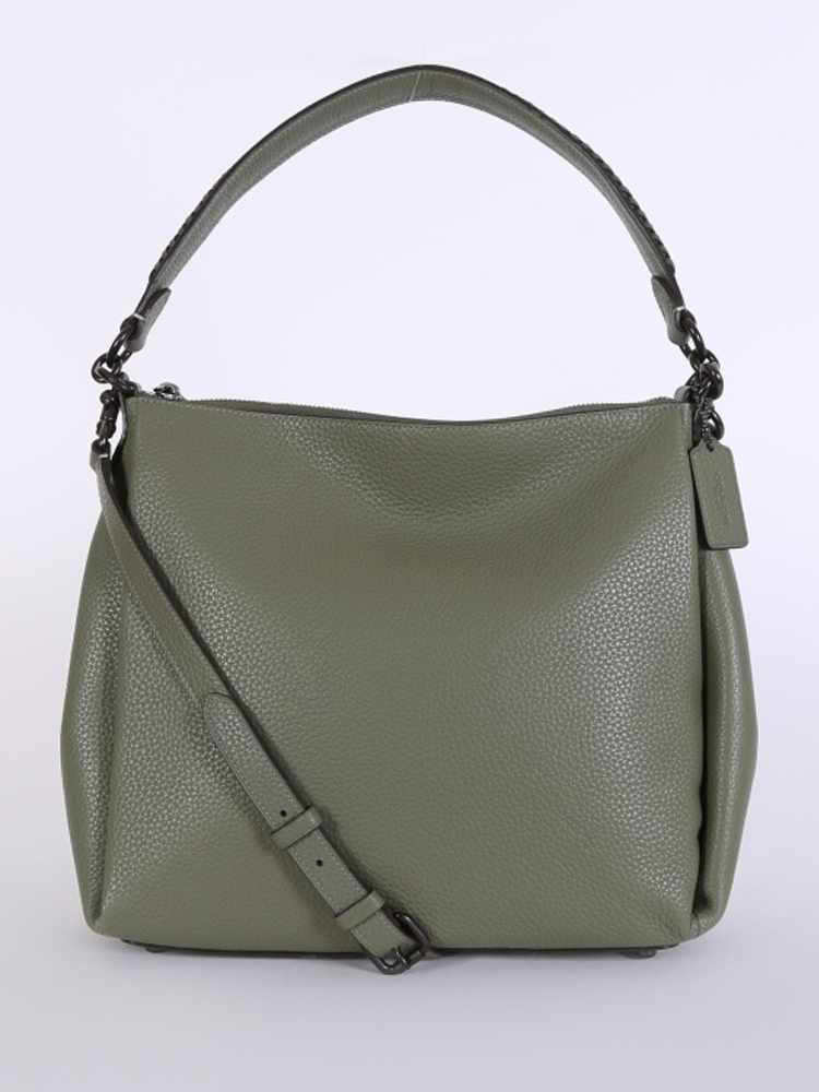 Coach shay leather shoulder bag hot sale