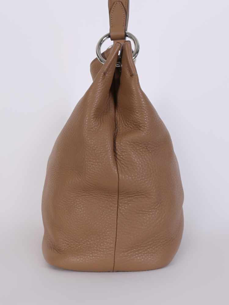 Prada - Vitello Daino Hobo Shoulder Bag Sesamo