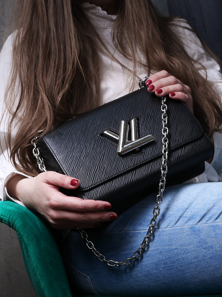 Buy Authentic Louis Vuitton Epi Leather Twist MM Handbag Article: M50282  Noir Made in France Online at desertcartINDIA