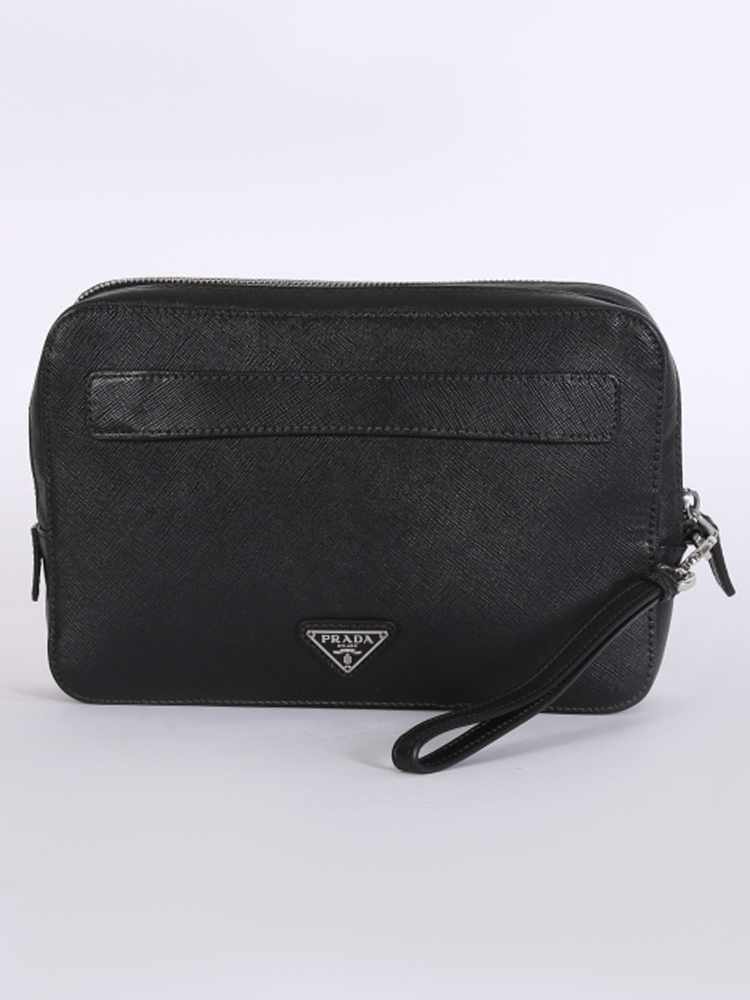 prada saffiano clutch