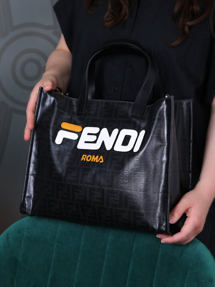 Fendi mania shopper best sale