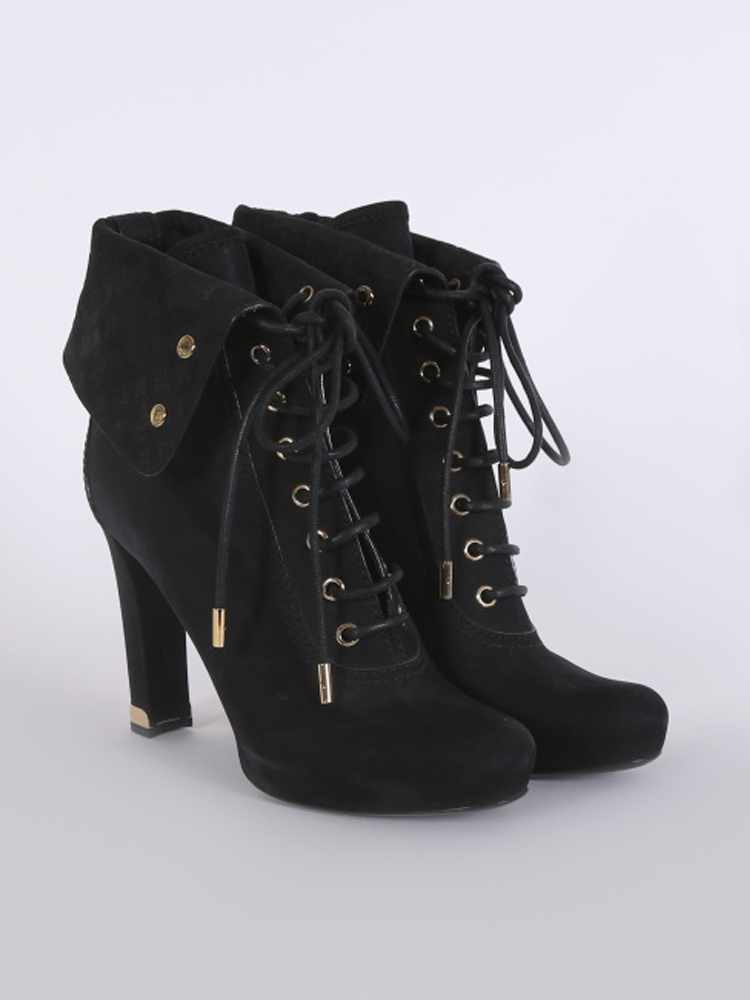 Louis Vuitton Ankle Boots Black Suede ref.412885 - Joli Closet