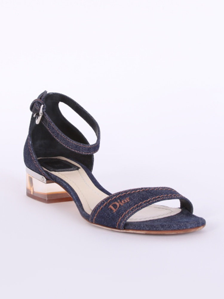 Dior best sale denim sandals