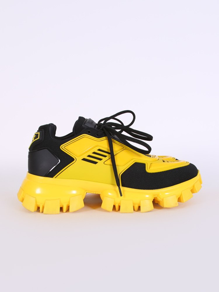 Prada - Cloudbust Thunder Sneakers Black/Yellow 7,5 