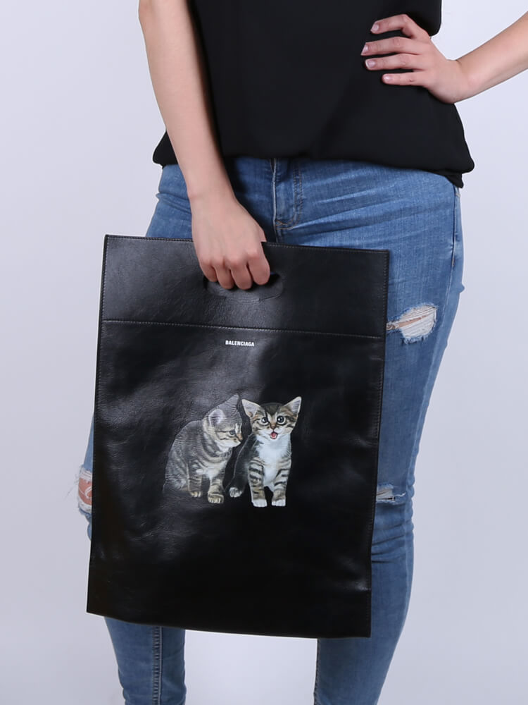 Balenciaga cat sales tote