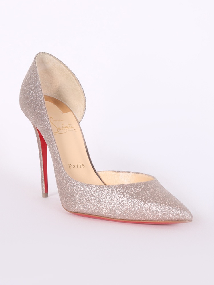 Louboutin hot sale iriza glitter