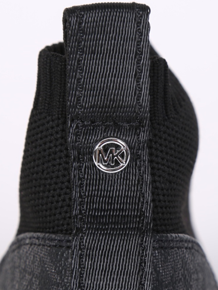 Michael Kors - Skyler MK Detail Stretch Knit Sock Sneakers Black 36