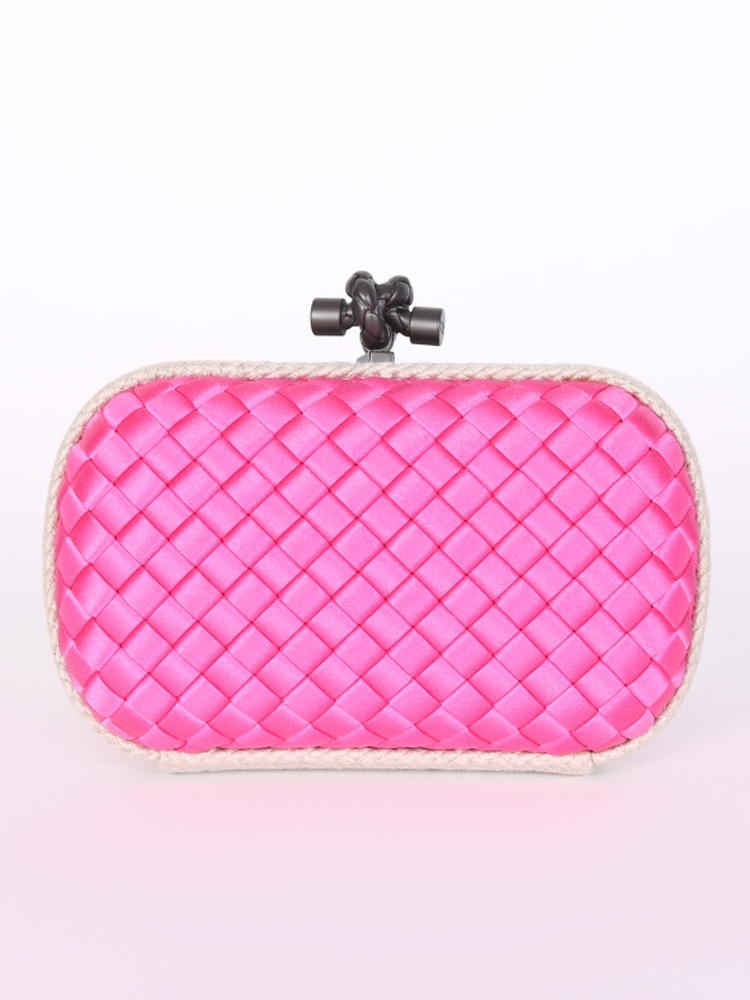 Bottega veneta best sale pink clutch