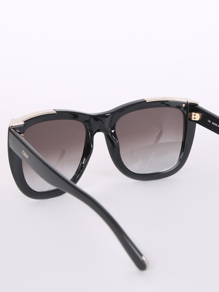 Chloe Metal Arrow Sunglasses Black www.luxurybags.eu