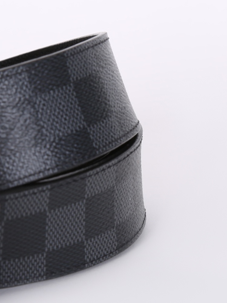 Louis Vuitton - Neo Inventeur Damier Graphite Canvas Belt Noir 95