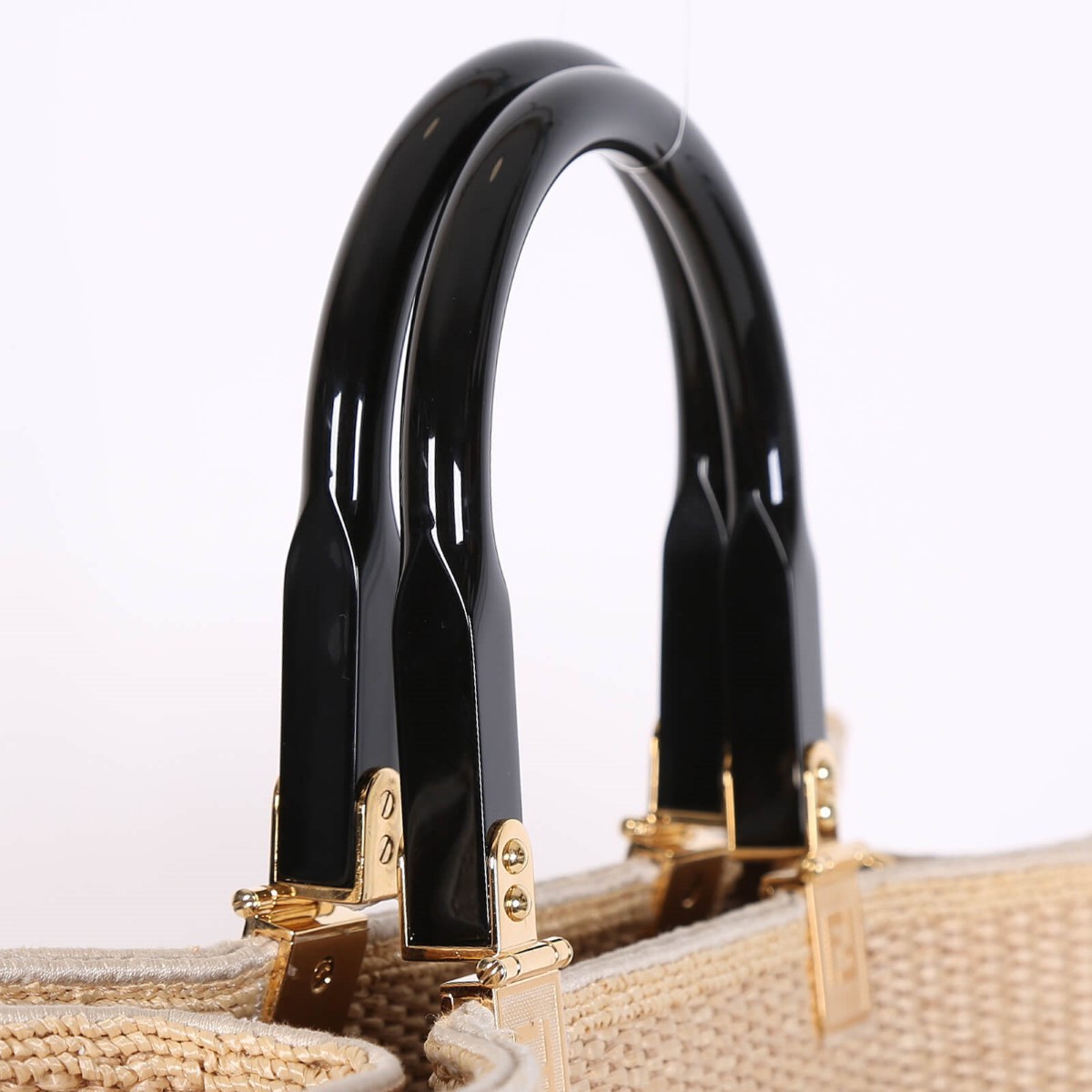 Fendi - Sunshine Large Straw Shopping Bag