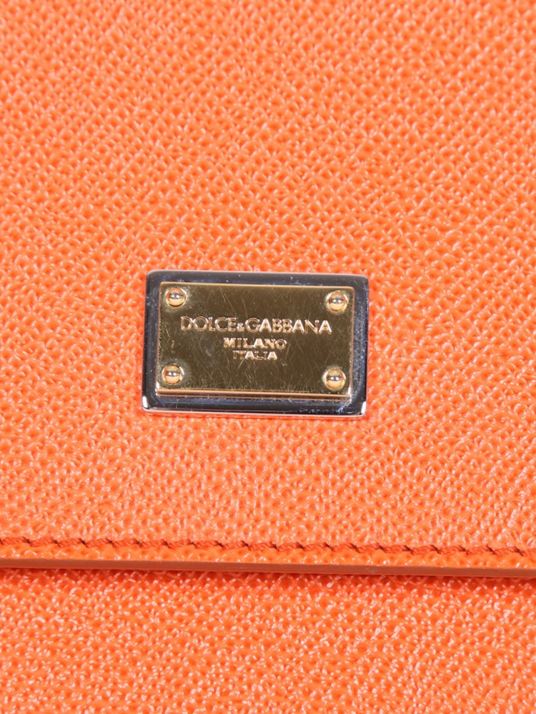 Dolce & Gabbana Womens Sicily Bag Burnt Orange Medium – Luxe Collective