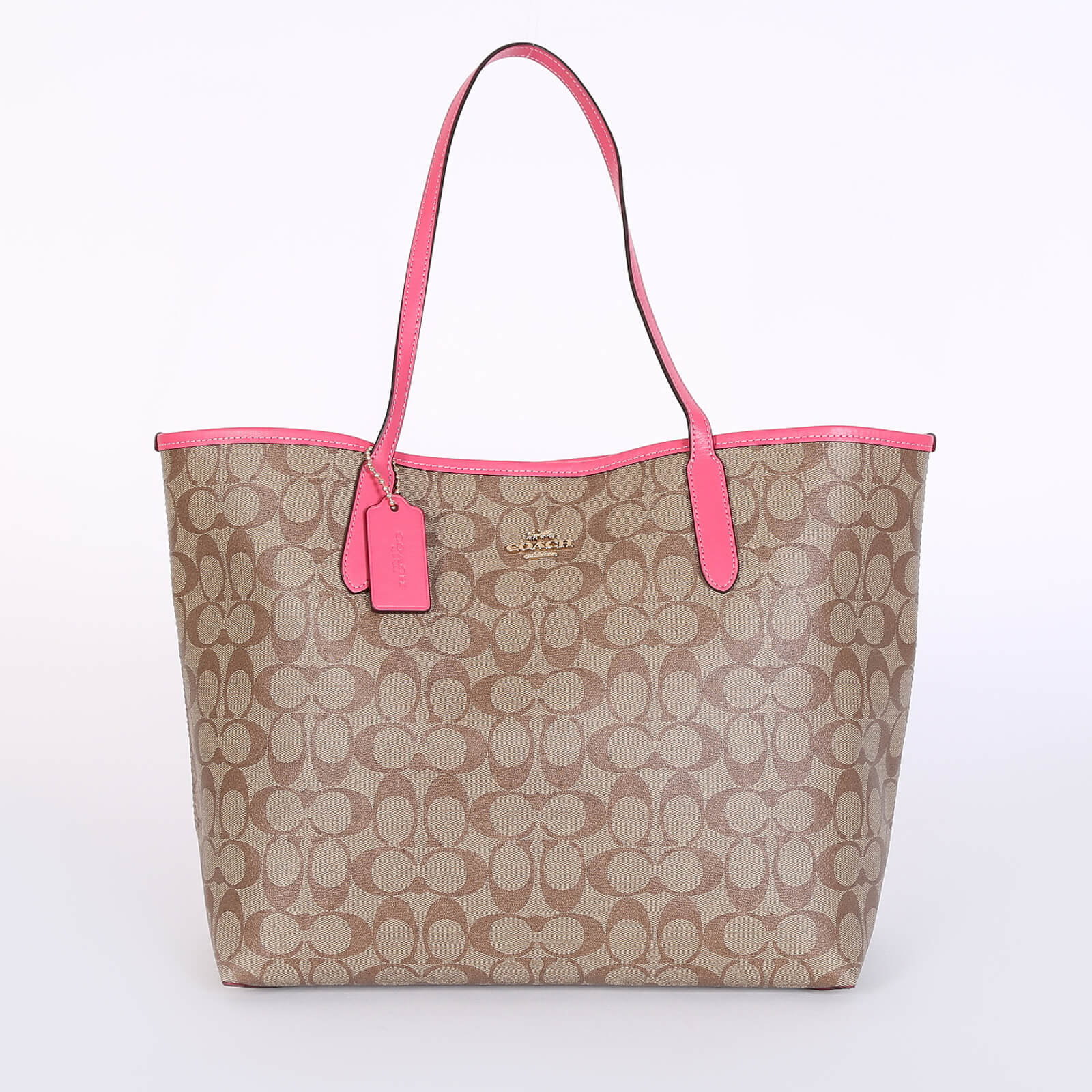 coach fuchsia tote