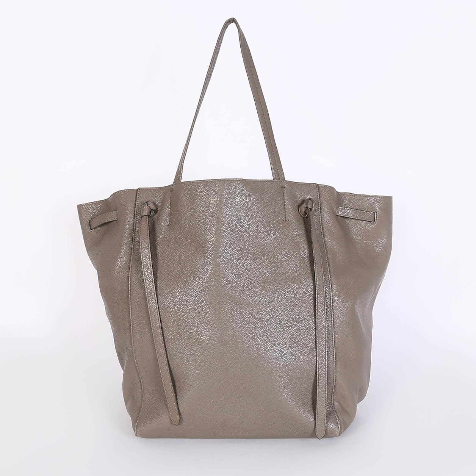 SMALL CABAS PHANTOM IN SOFT GRAINED CALFSKIN - TAUPE