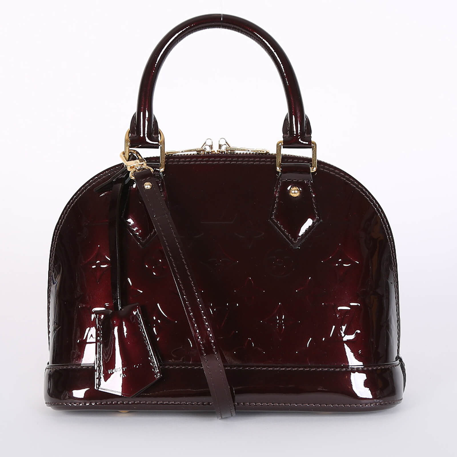 Alma bb 2025 monogram vernis leather