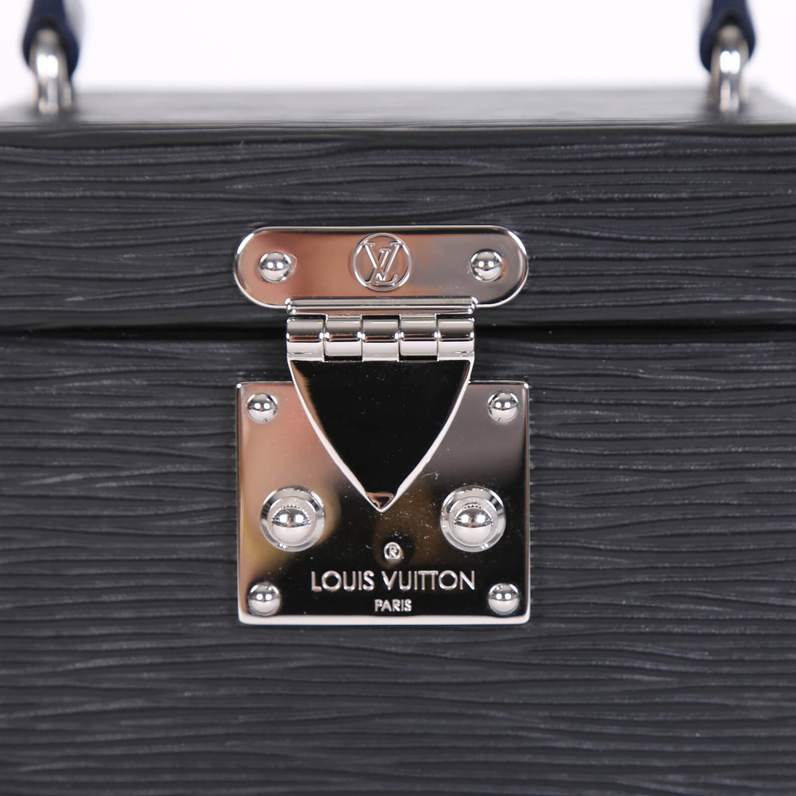 LOUIS VUITTON LV Bleecker Box M52703 Epi black ２way vanity with