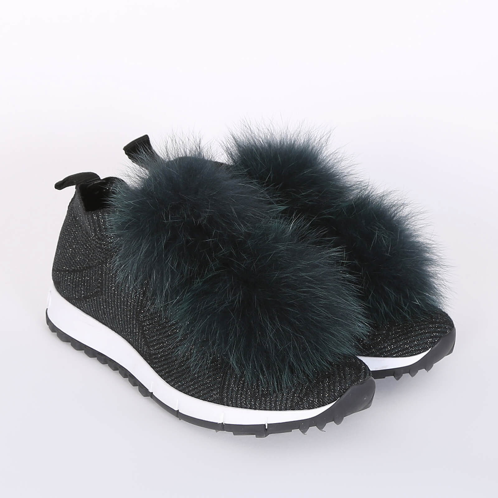 Jimmy choo sale fur trainers