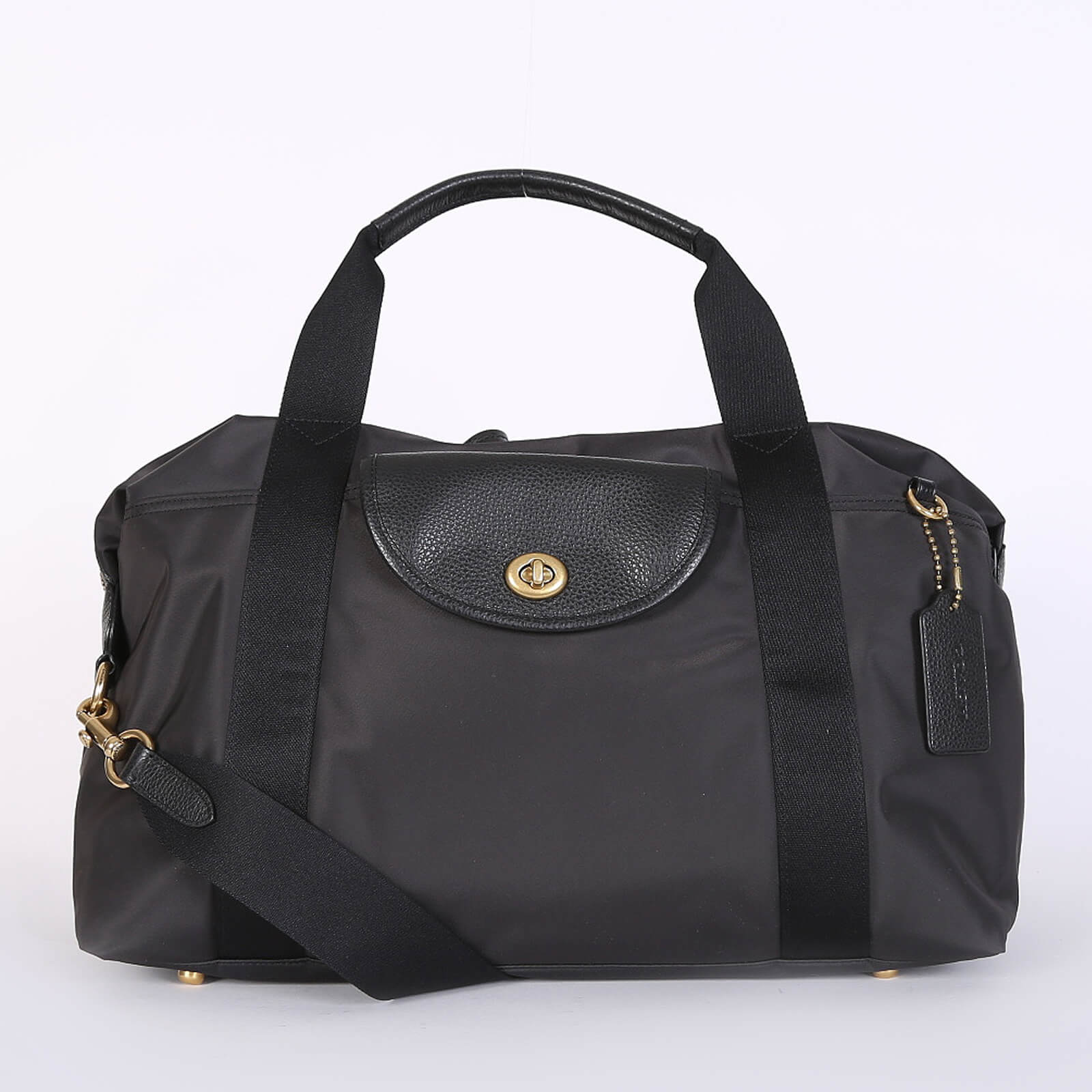 Coach Cargo Nylon Weekender Bag Black www.luxurybags.eu