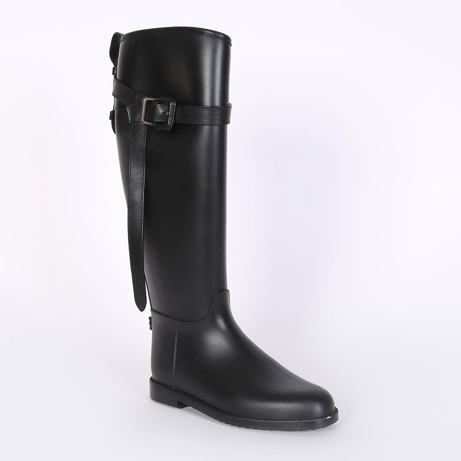 Burberry equestrian deals rain boots