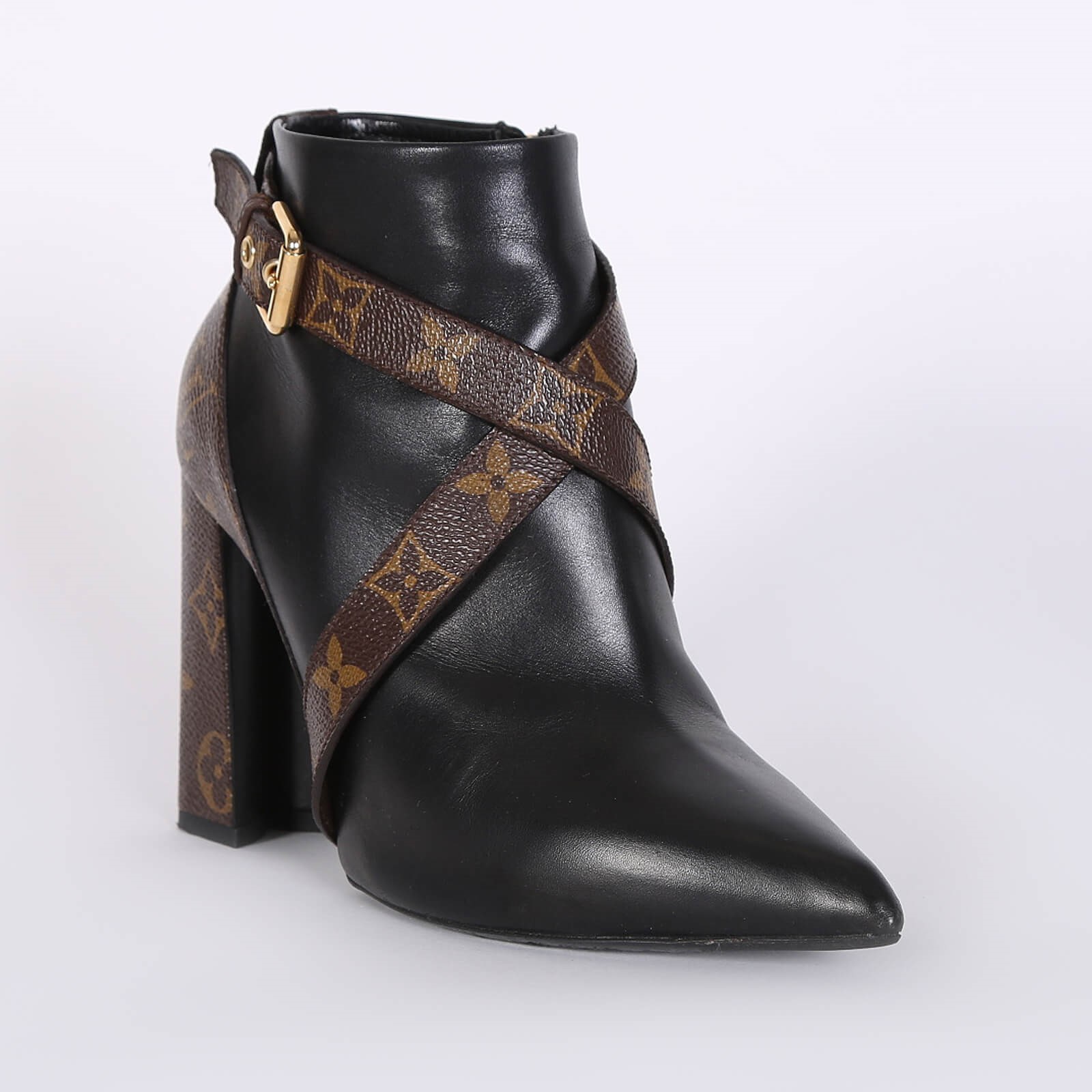 Louis Vuitton Kitten-Heel Ankle Boots