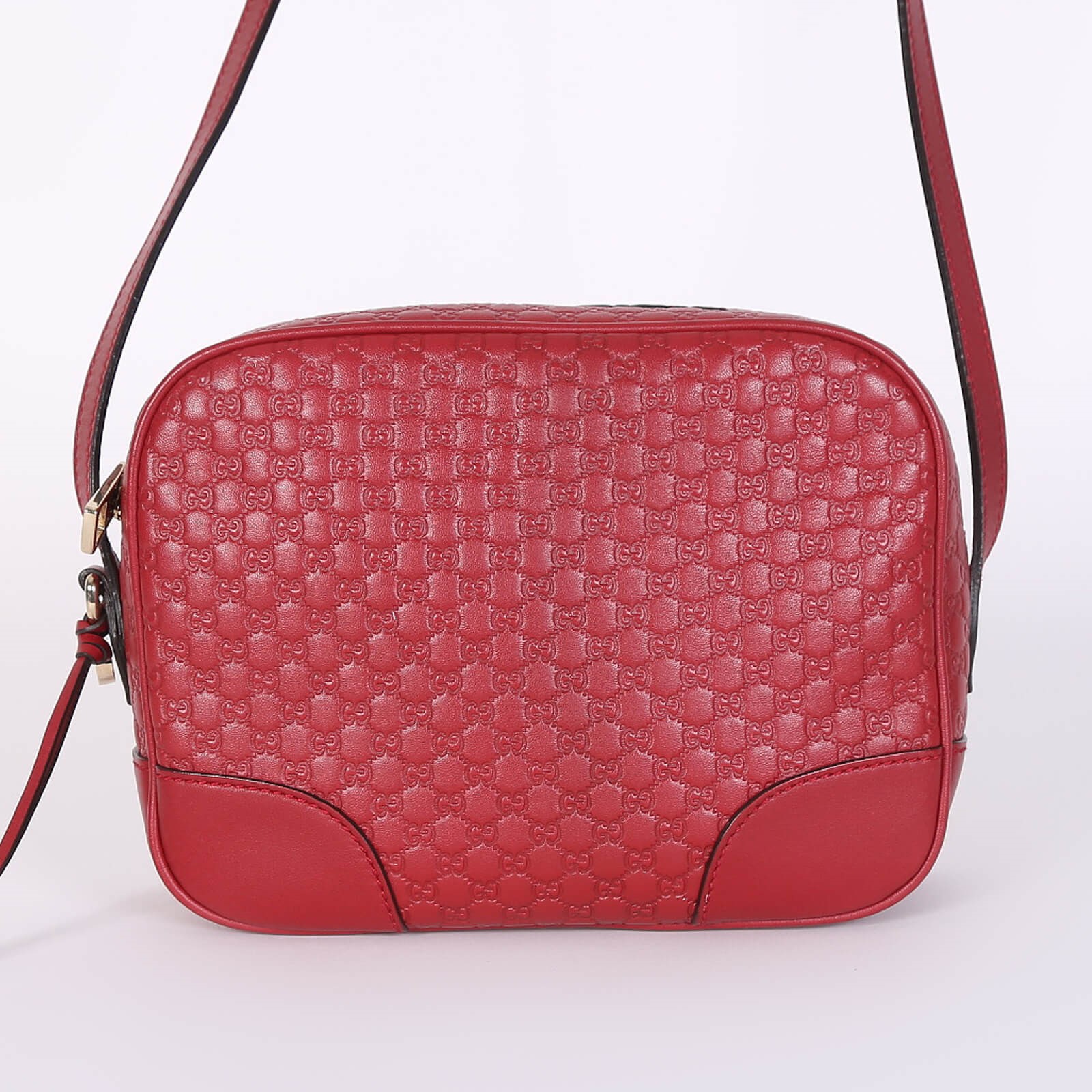 gucci microguccissima bag red